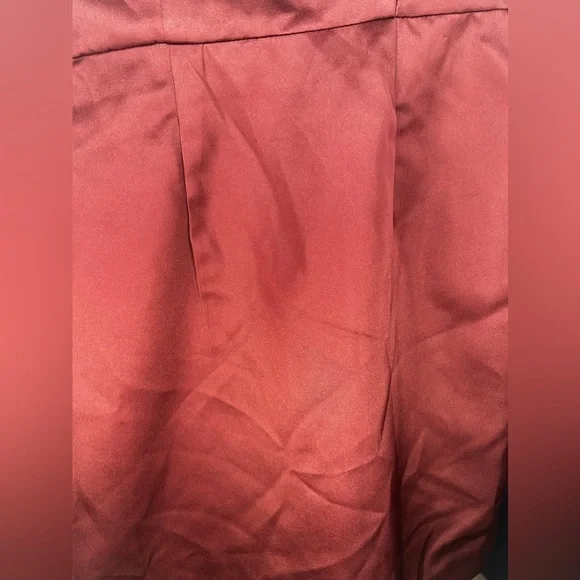 Women’s NWT NBD Red Designer Slim One Shoulder Long Sleeve Midi Dress Size XXS - Picture 5 of 8